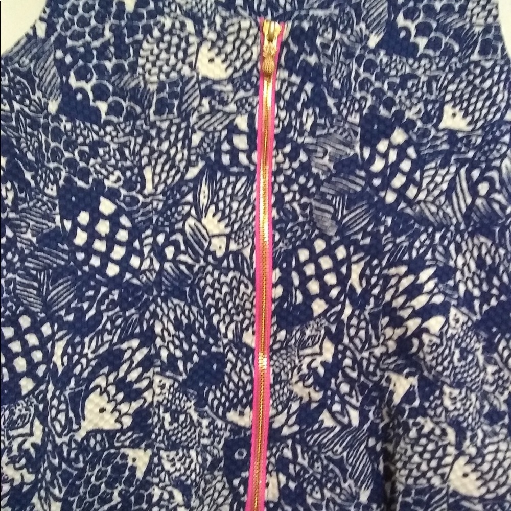 Lilly Pulitzer Short Blue Dress - Picture 5 of 8
